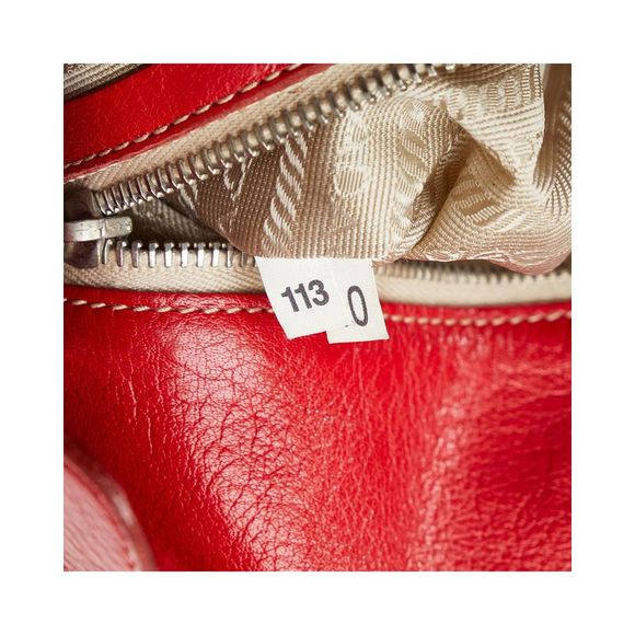 Pre Loved Prada Rolled Leather Shoulder Bag - Picture 7 of 11